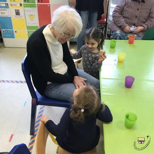 Fête de l’épiphanie avec les résidents de la maison de retraite